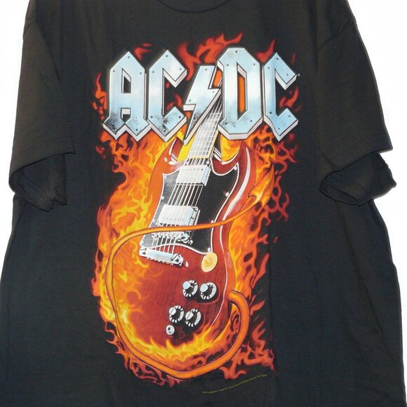 ACDC Thunderstruck Black T-Shirt Sizes L, XL, 2XL - Picture 2 of 4